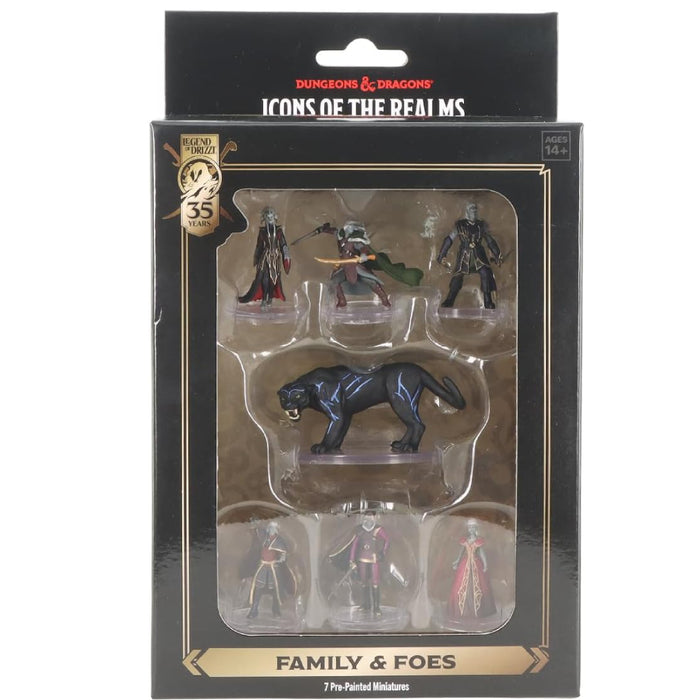 Set Miniaturi D&D The Legend of Drizzt 35th Anniversary - Family & Foes Boxed Set
