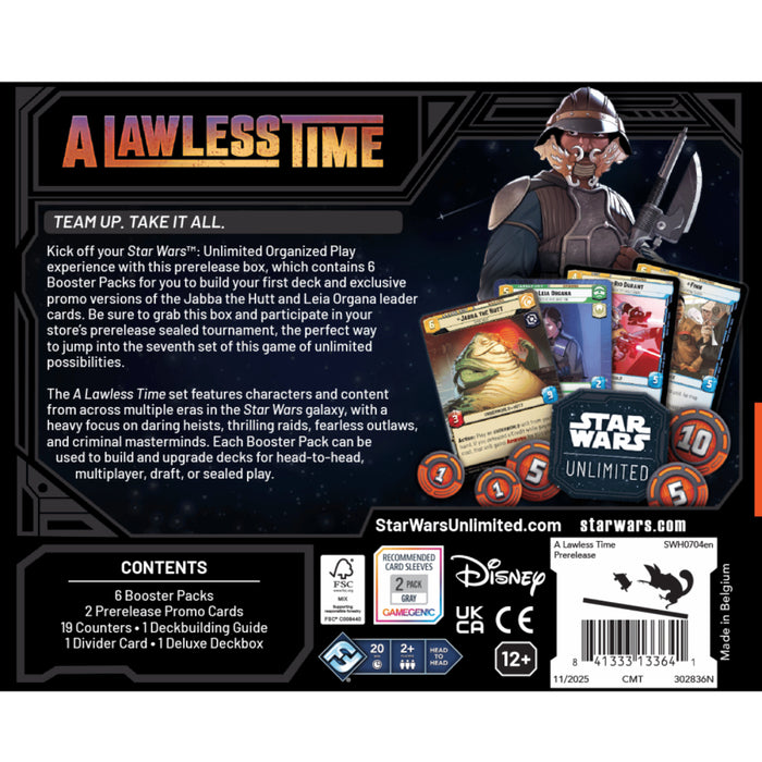 Star Wars Unlimited - A Lawless Time Prerelease Kit