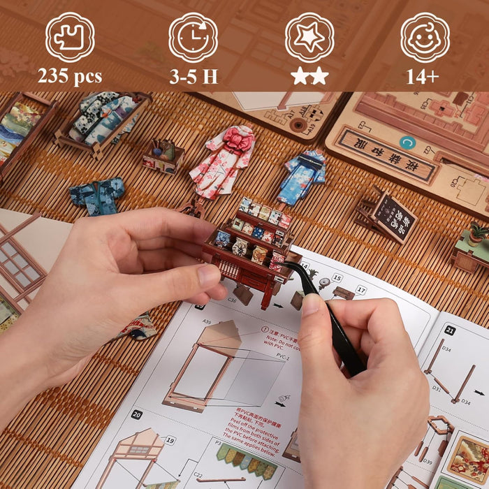 Set de Constructie CuteBee - Miniature House -  Sakura O Kimono Shop
