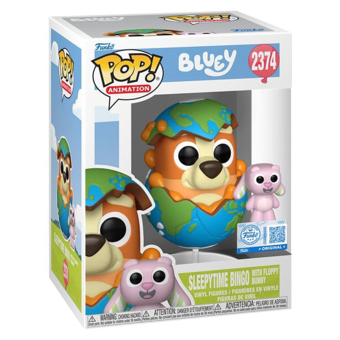 Figurina Funko POP! & Buddy Bluey - Sleepytime Bingo with Floppy Bunny