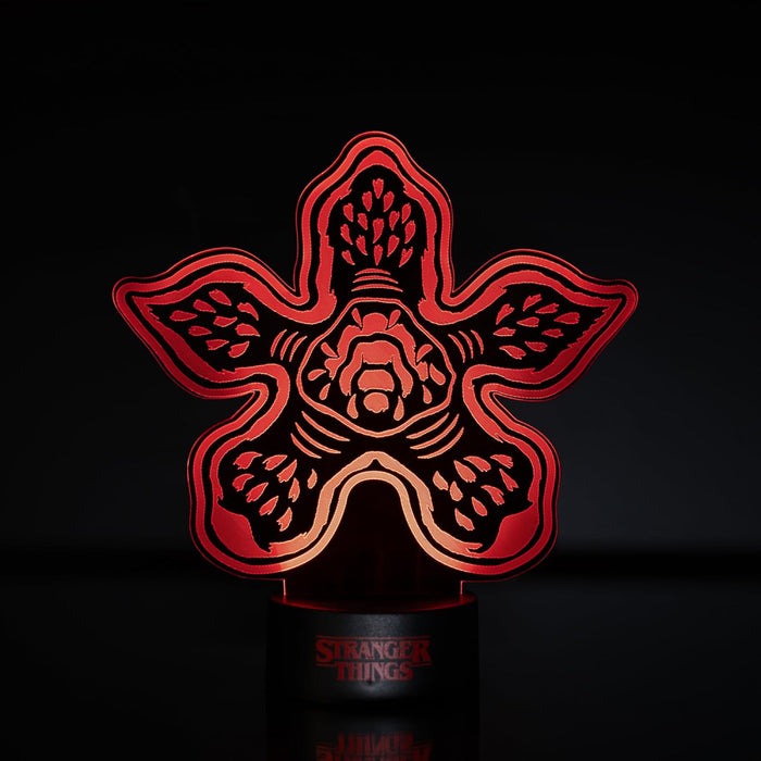 Lampa Laser Etched Stranger Things - Demogorgan