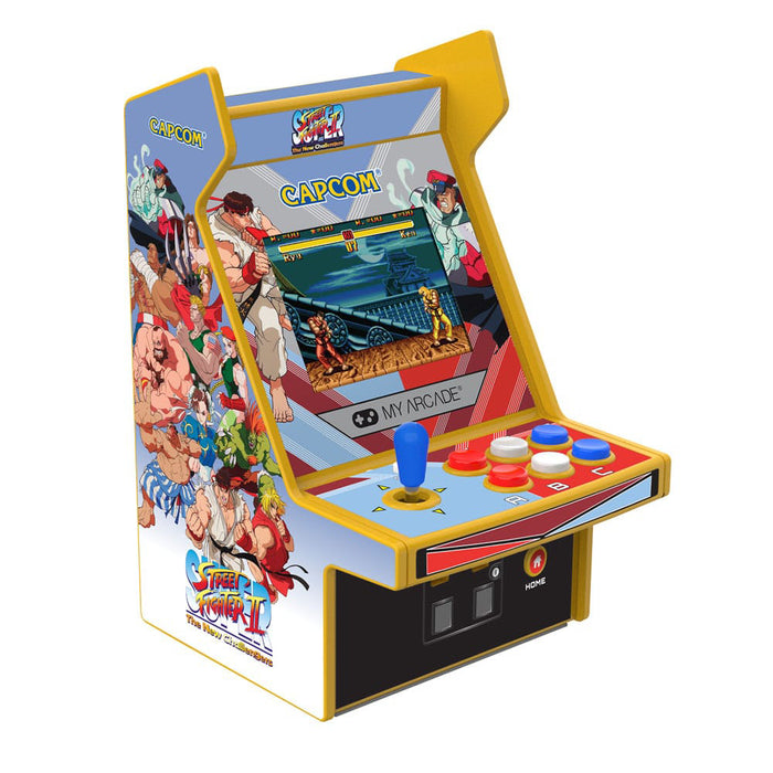 Consola portabila Retro Arcade Micro Player Pro 6.7 inch - Super Street Fighter II (2 Games In 1)