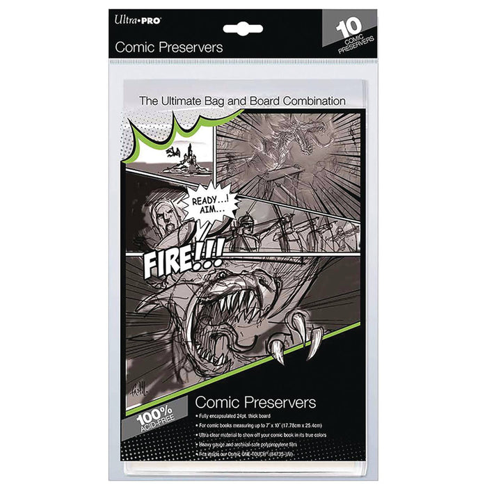 Ultra Pro - Comic Preserver 7 X 10" (10 Bags)"