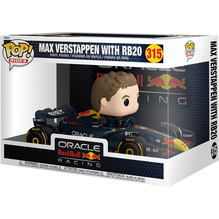 Figurina Funko POP Rides Super Deluxe Formula 1 Red Bull - Verstappen with RB20
