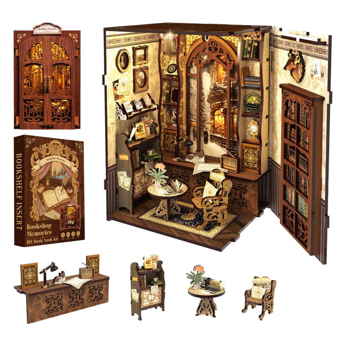 Set de Constructie CuteBee - Book Nook - Bookshop Memories