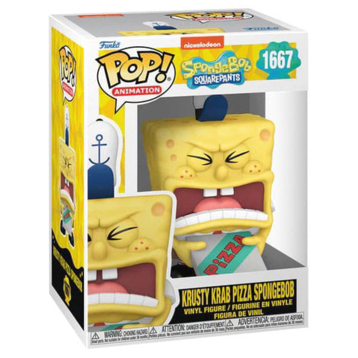 Figurina Funko POP! SpongeBob SquarePants 25th Anniversary - SpongeBob with Pizza