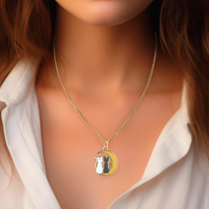 Lantisor si Pandantiv Sailor Moon - Cats on the moon