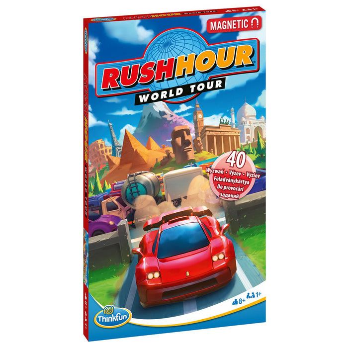 Thinkfun - Rush Hour World Tour, joc de logica magnetic, lb romana