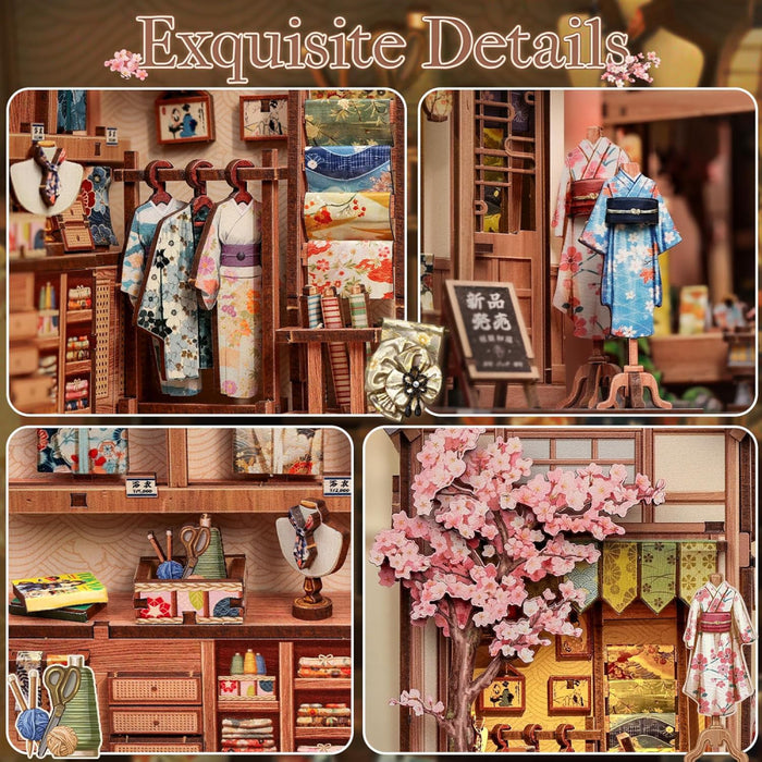 Set de Constructie CuteBee - Miniature House -  Sakura O Kimono Shop