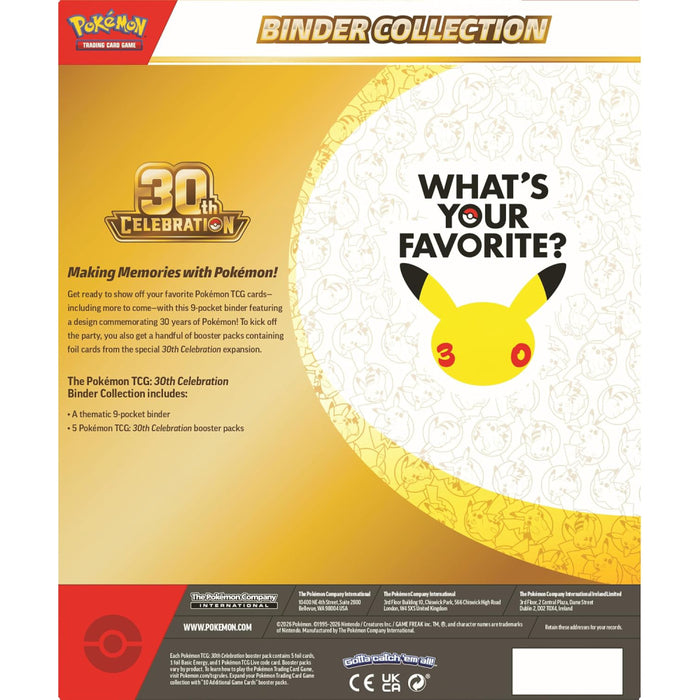 Precomanda Pokemon TCG - 30th Binder Collection