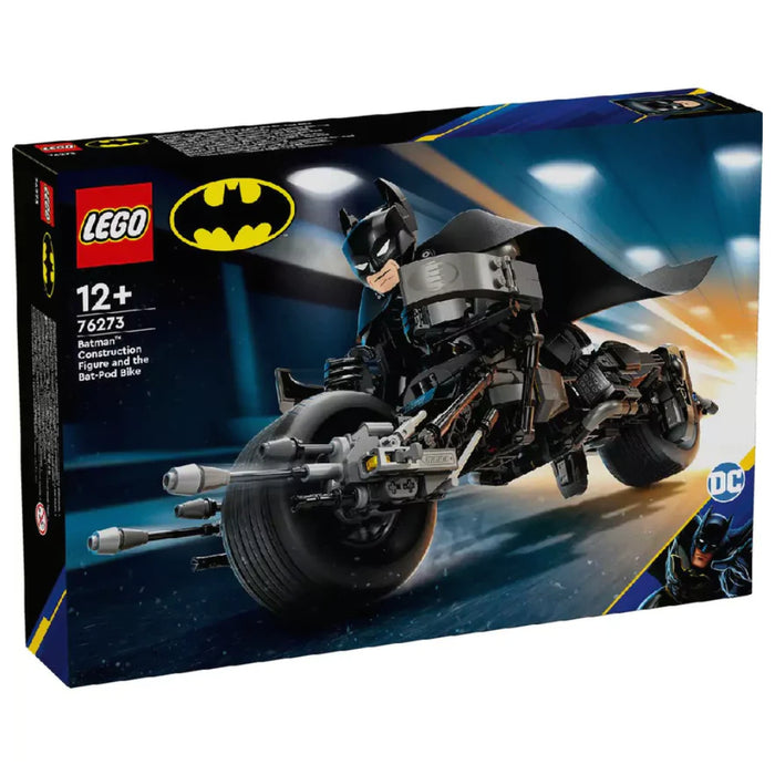 Lego Super Heroes - Figurina de constructie Batman si motocicleta Bat-Pod 76273