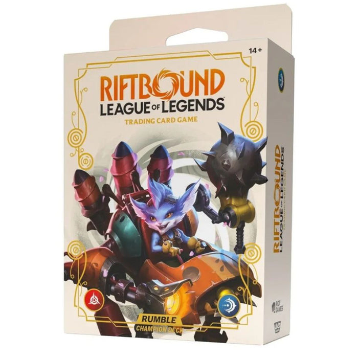 Precomanda Riftbound League of Legends TCG - Spiritforged Champion Deck - Rumble