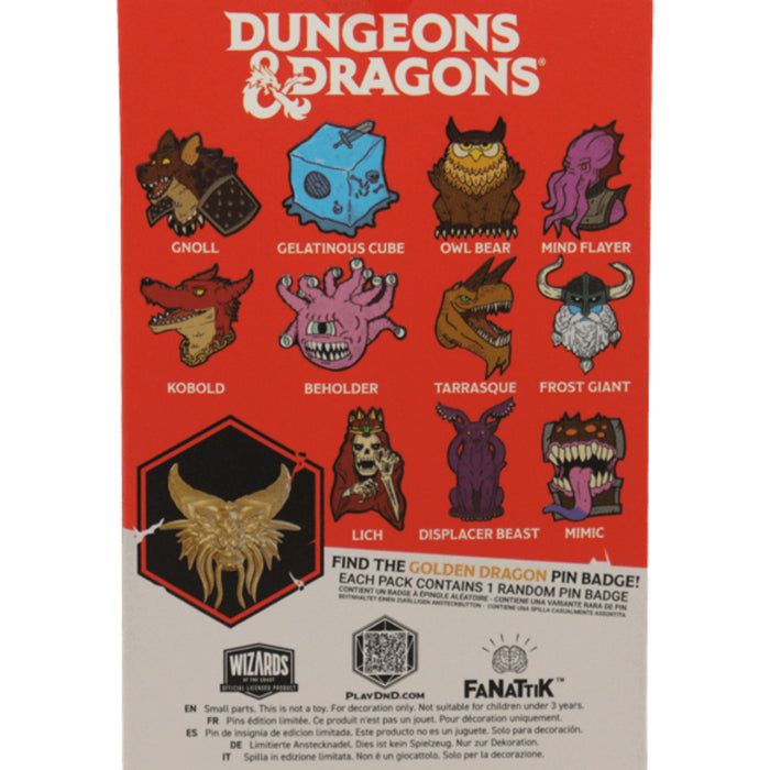 Insigna Mystery Dungeons & Dragons 50th Anniversary