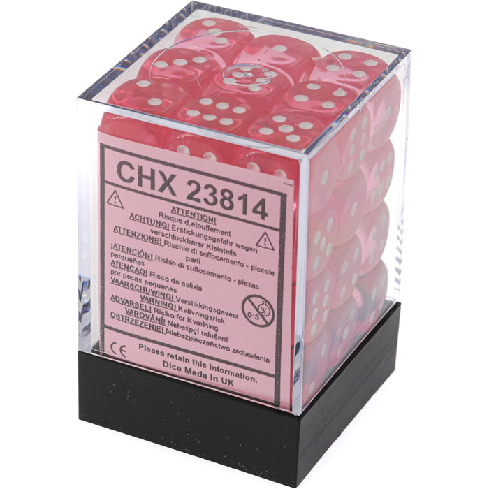 Set 36 Zaruri Chessex Translucent 12mm d6