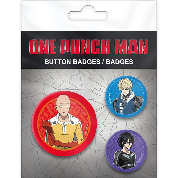 Set Insigne One Punch Man - Saitama, Genos & Sonic