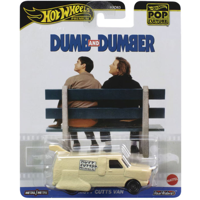 Masinuta Metalica Hot Wheels Pop Culture - Dumb and Dumber Mutt Cutts Van Scara 1:64