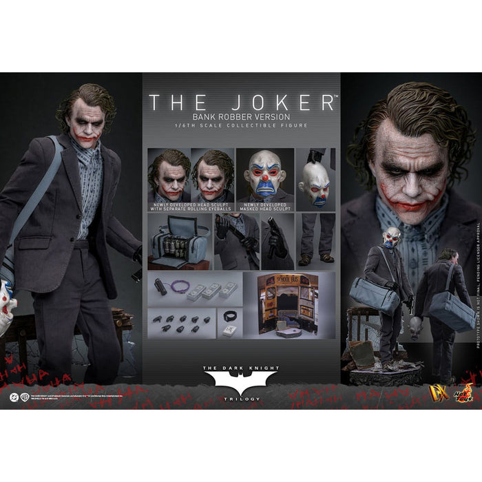 Precomanda Figurina Articulata The Dark Knight DX 1/6 - The Joker (Bank Robber Version) 30 cm