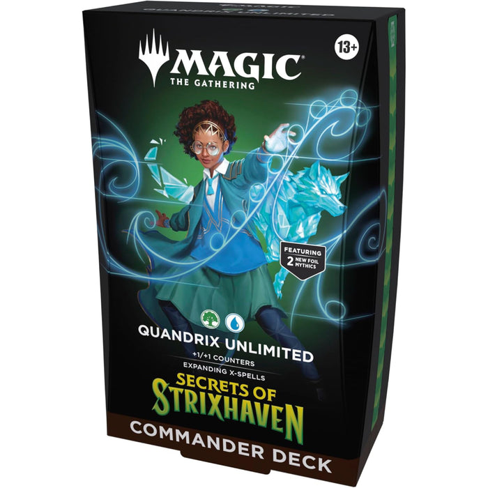 Magic the Gathering - Secrets of Strixhaven Commander Deck  - Quandrix Unlimited