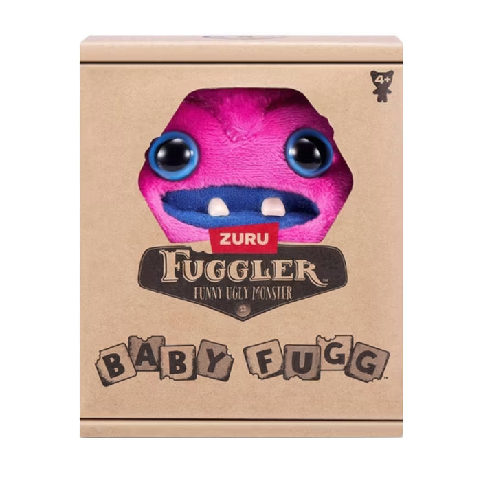 Figurina de plus Fuggler - 9 cm - Bebe ciudatei, S4 Greedy Grinner - Pink