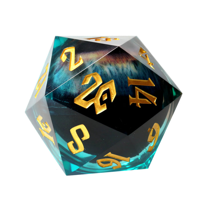 Zar CritStones Liquid Core Dice D20 - Eye of the Oracle 3 cm