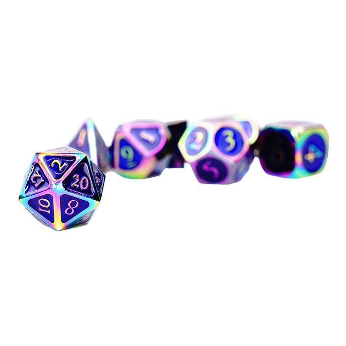 Set 7 Zaruri FanRoll - Rainbow with Blue Enamel