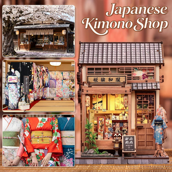 Set de Constructie CuteBee - Miniature House -  Sakura O Kimono Shop