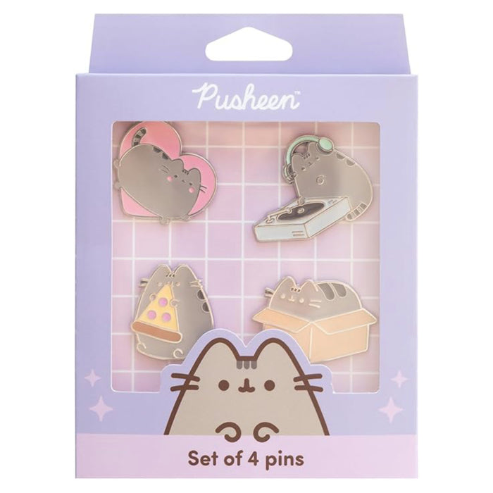 Set 4 Insigne Pusheen
