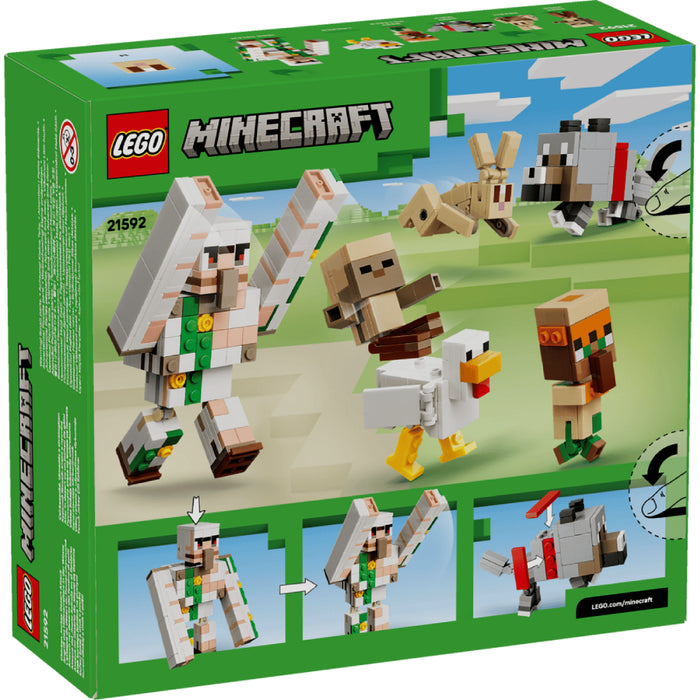 Lego Minecraft - Atac in desert cu un jocheu de gaini (21592)