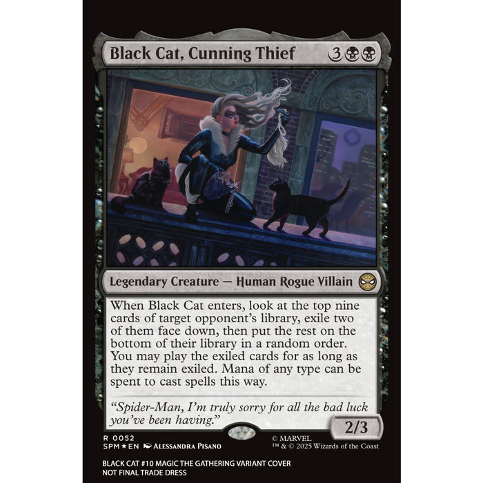 Black Cat 10 (2025) Cvr C Alessandra Pisano Mtg Var