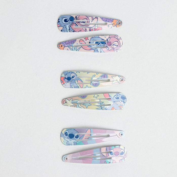 Set 6 Agrafe Par Disney - Stitch