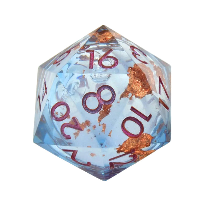 Zar CritStones Liquid Core Dice D20 - Seraphic Reverie 3 cm