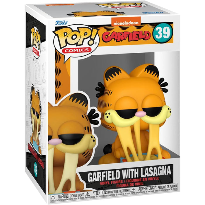 Figurina Funko Pop! Comics Garfield - Garfield with Lasagna Pan