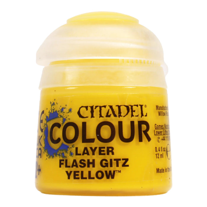 Vopsea Warhammer Layer - Flash Gitz Yellow 12 ml