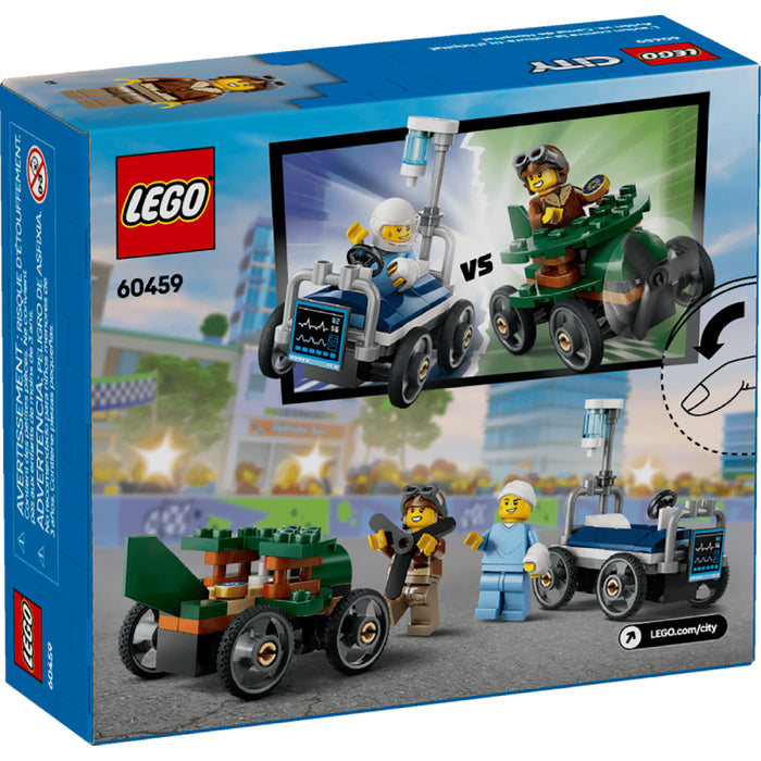 Lego City - Pachet de curse Avion vs. pat de spital (60459)