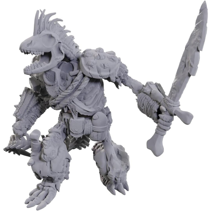 Miniatura Nepictata D&D Nolzur's Marvelous - Lizardfolk Skeleton