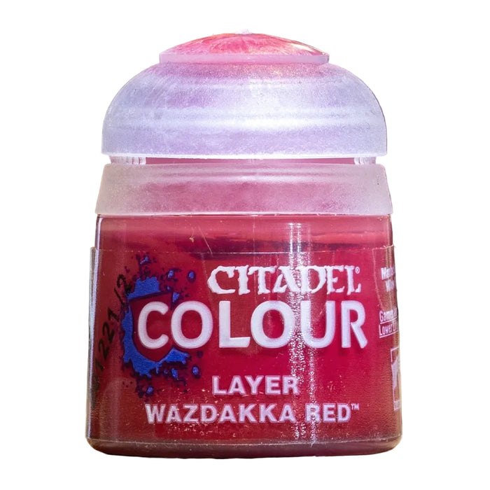 Vopsea Warhammer Layer - Wazdakka Red 12 ml