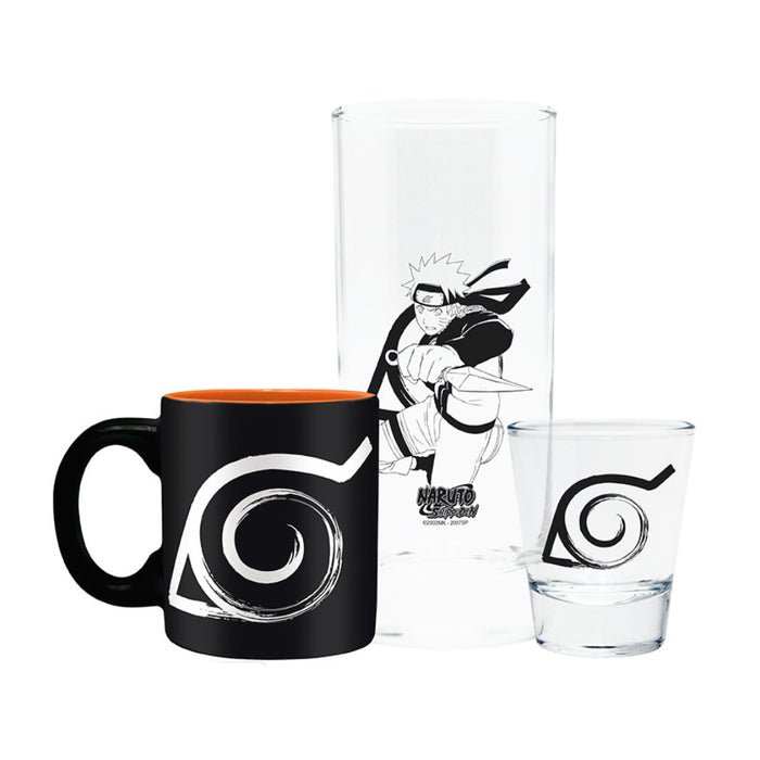 Set Cadou Naruto Shippuden - Pahare + Cana Espresso