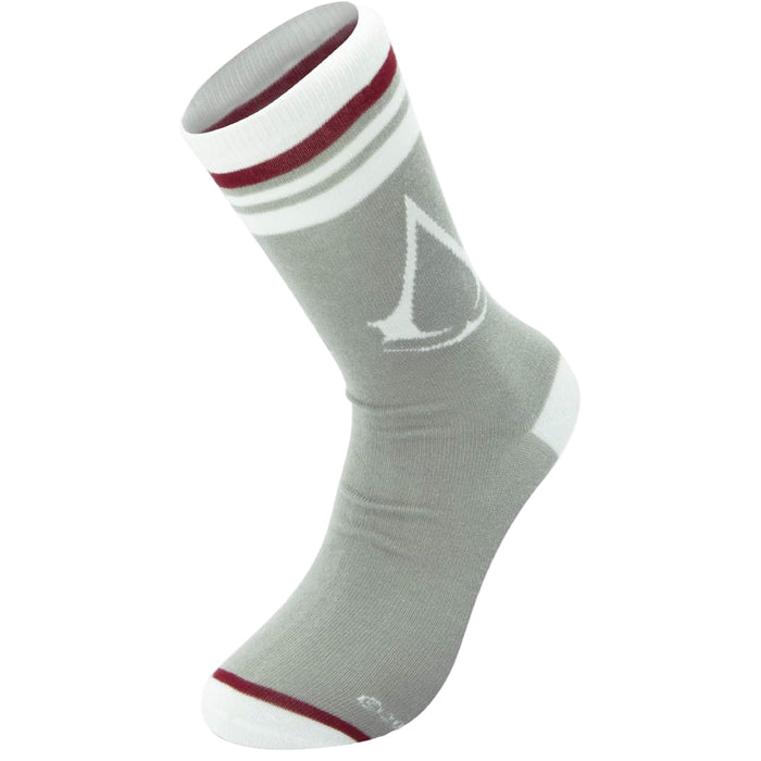 Sosete Assassin's Creed - Grey & White - Crest