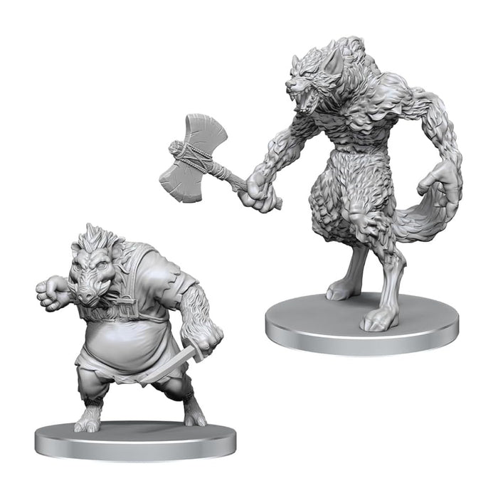 Miniaturi Nepictate Pathfinder Battles Deep Cuts - Werewolf & Wereboar