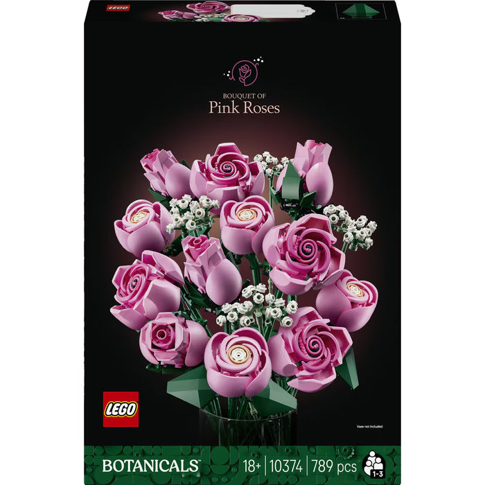 Lego Botanical - Buchet de trandafiri roz (10374)