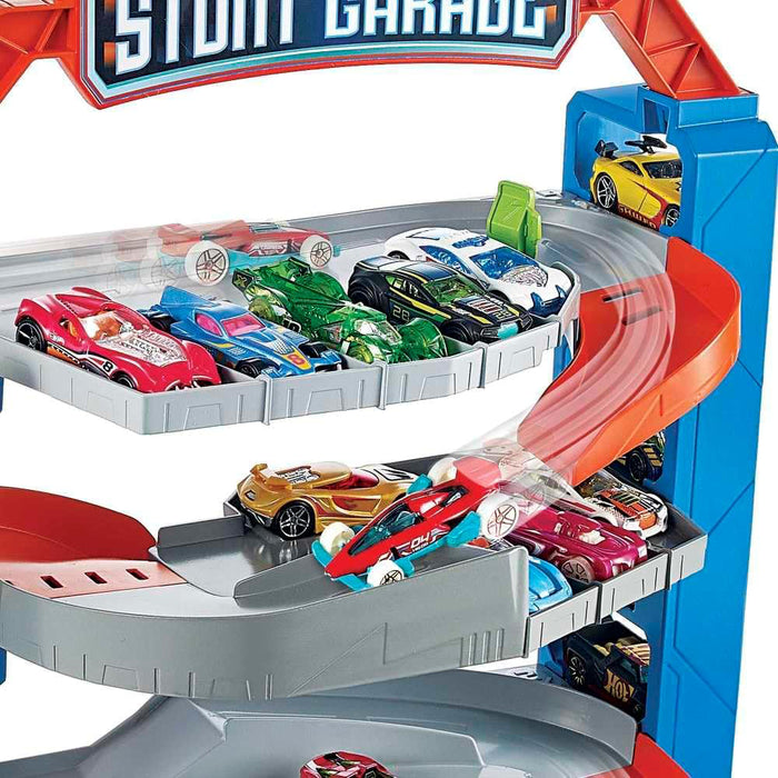Set Joaca Hot Wheels - Garajul cu Cascadorii