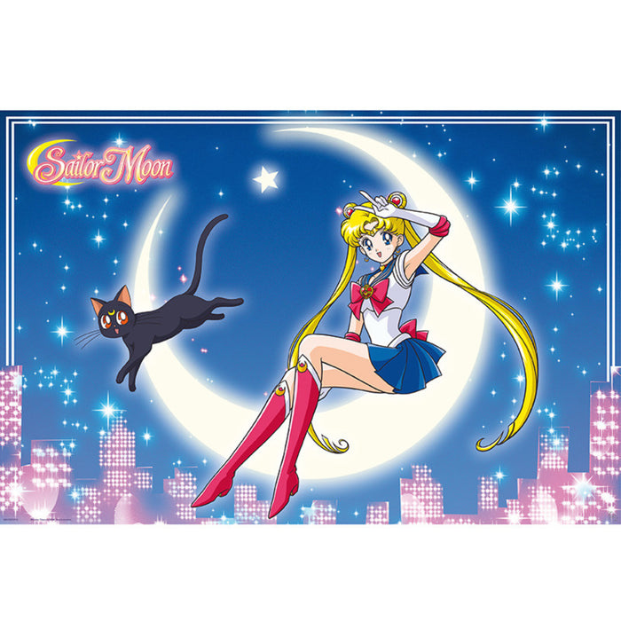 Poster Maxi Sailor Moon - 91.5x61 - Sailor Moon & Luna