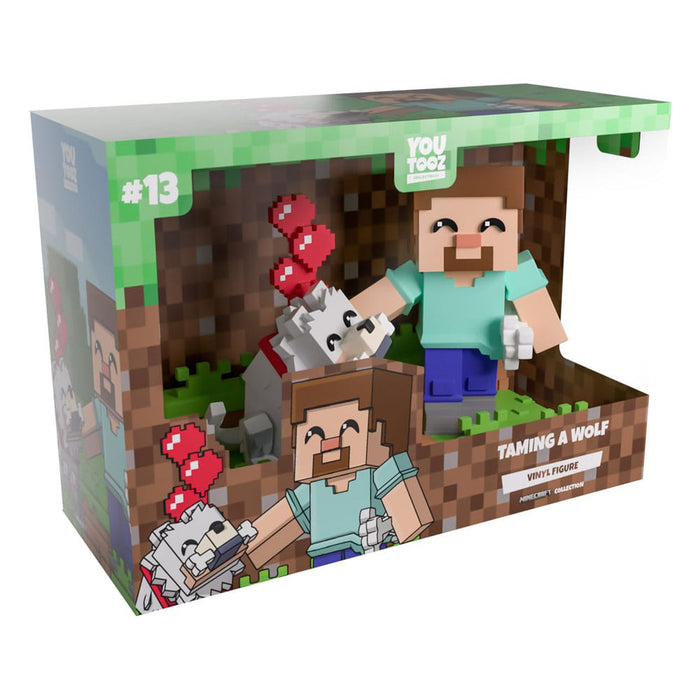 Figurina Minecraft - Taming a Wolf 10 cm