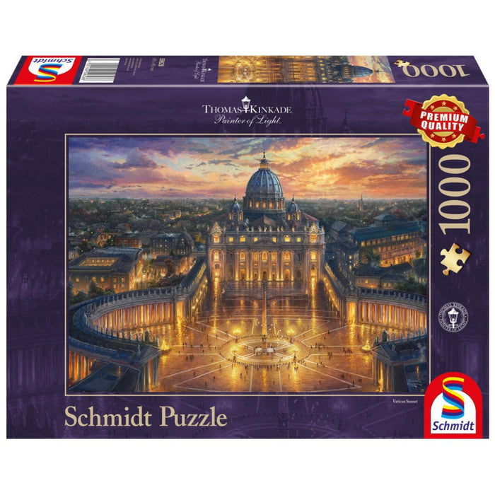 Puzzle Thomas Kinkade - Vaticanul, 1000 piese