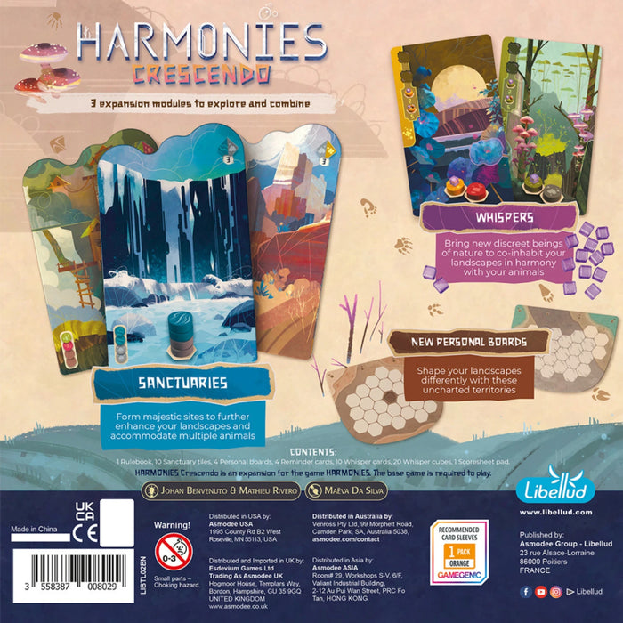Harmonies - Crescendo, limba engleza