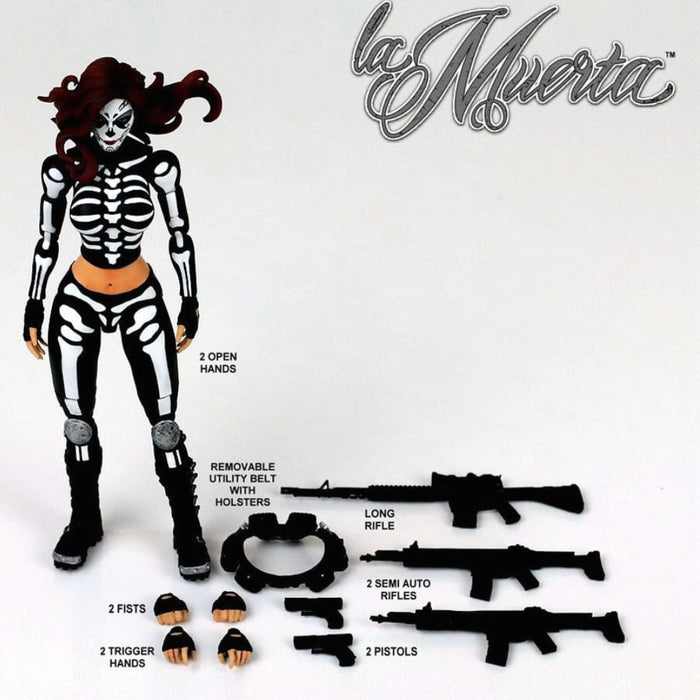 Figurina Articulata La Muerta Executive Replica 1/12 - La Muerta 15 cm
