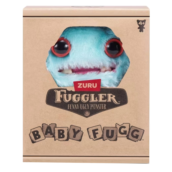 Figurina de plus Fuggler - 9 cm - Bebe ciudatei, S4 Wide Eyed Weirdo - Teal