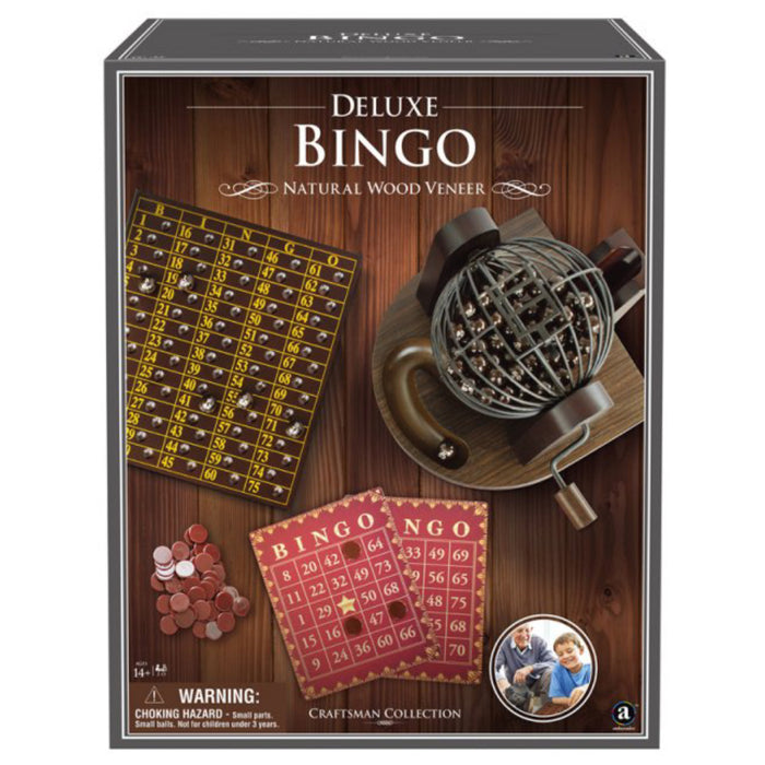Joc Bingo Deluxe din lemn - 90 bile