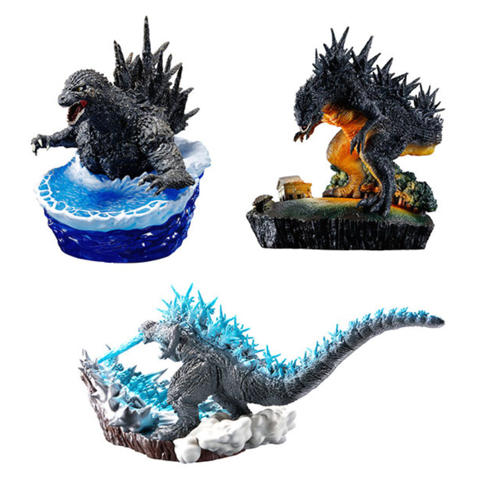 Figurine Godzilla Petitrama EX Series Trading Figure - From Zero To Minus One Set 9 cm