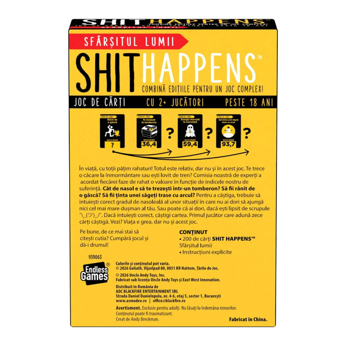 Joc de societate Shit Happens - The World Is On Fire, limba romana